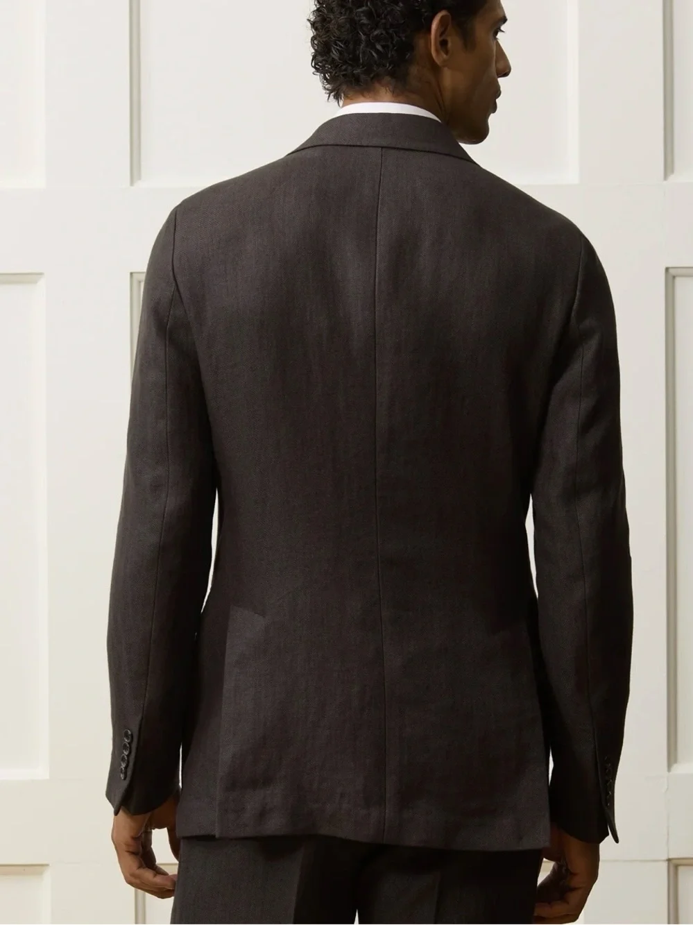 Todd Snyder Dark Brown Double-Breasted Blazer